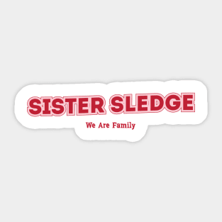 Sister Sledge Sticker